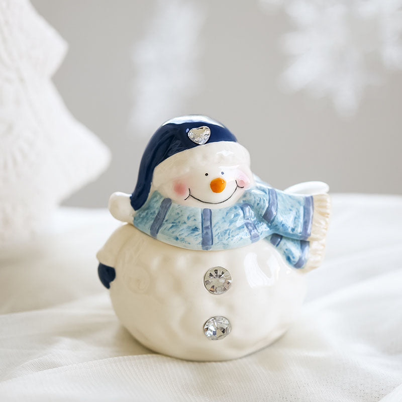 Xmas Snowman Set – Stoviglie Natalizie a Forma di Pupazzo di Neve