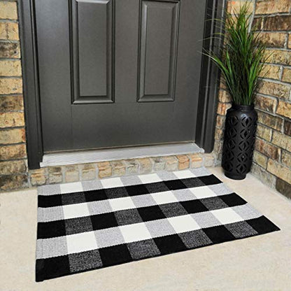 Buffalo Check Cotton Rug – Tappeto in Cotone a Quadri Stile Buffalo