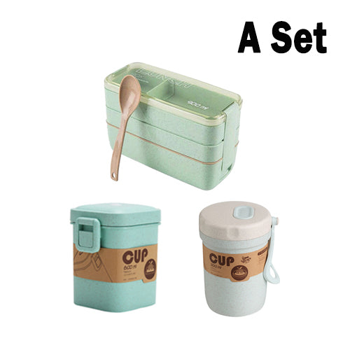 Wheat Straw Bento – Scatola Bento in Plastica di Paglia di Grano