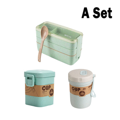 Wheat Straw Bento – Scatola Bento in Plastica di Paglia di Grano
