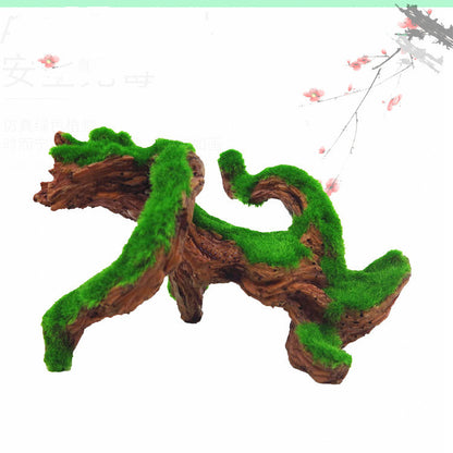 MossyLog - Tronco Cavo con Muschio Naturale
