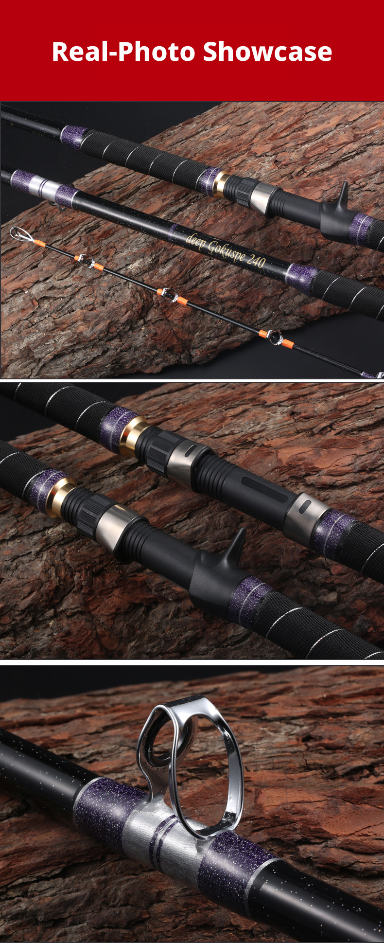 Canna da Pesca Deep Gokuspe 240 Spinning/Baitcasting