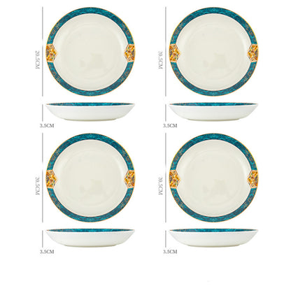Polka Dot - Set Piatti in Ceramica Vivace