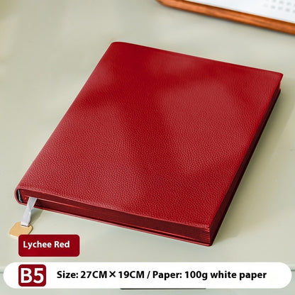 Notebook in Pelle Morbida Motivo Litchi
