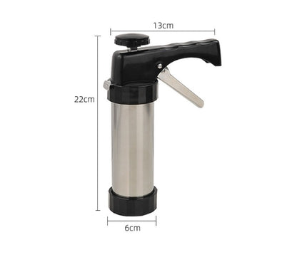 CookieMaster Pro - Spara-Biscotti e Decoratore 2-in-1 con 20 Trafile in Acciaio.