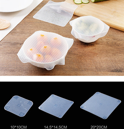Coperchi in Silicone Riutilizzabili - Set Salvafreschezza