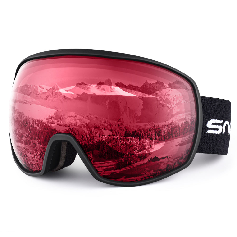Alpine View – Occhiali da Sci con Supporto per Lenti Graduate