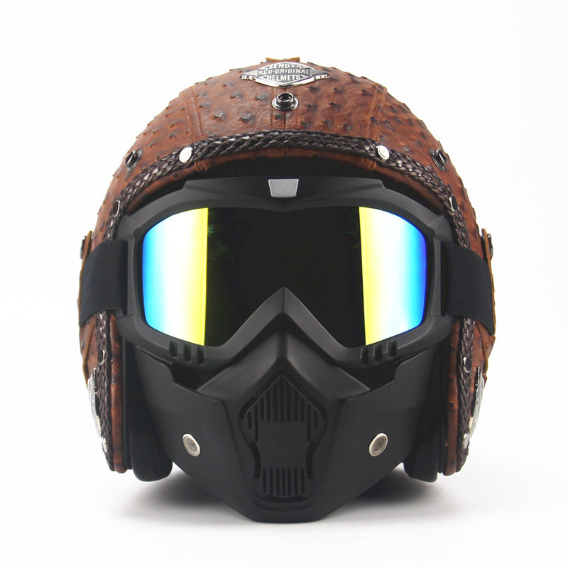 Casco Vintage Handmade Retro Style (M-XL)