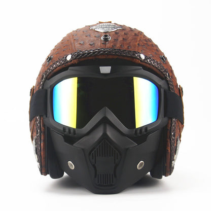 Casco Vintage Handmade Retro Style (M-XL)