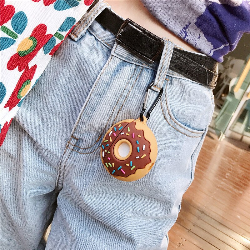 Sweet-Donut: Custodia in Silicone 3D (Airpods 1 - 2 - Pro)