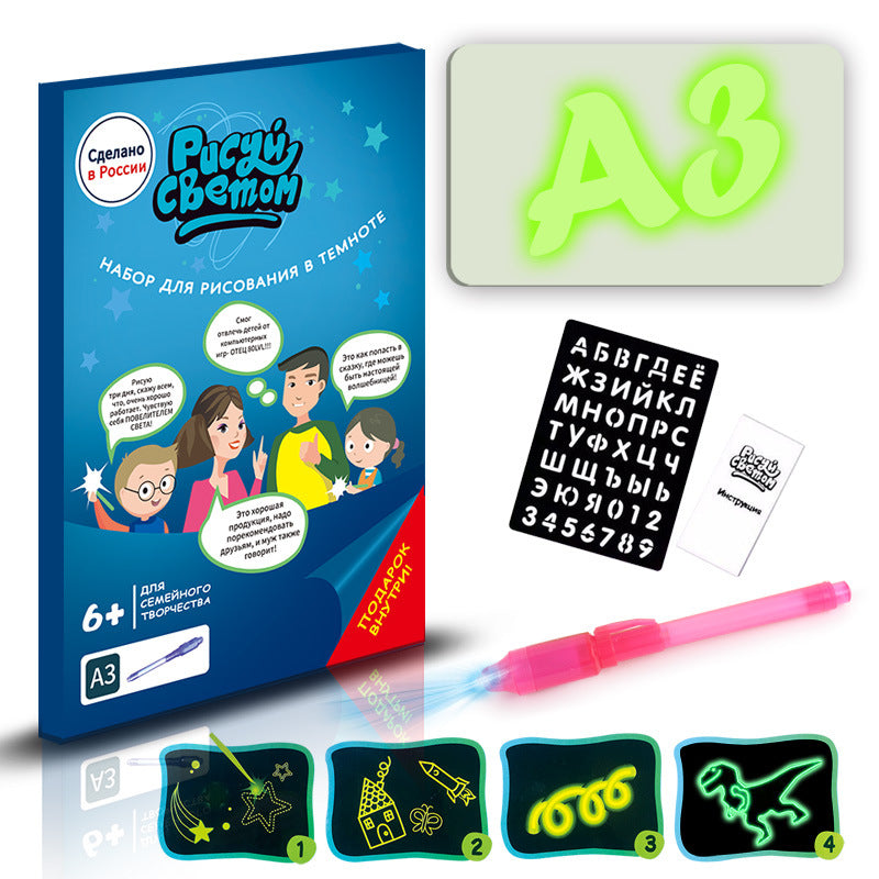 Magic Sketch 3D – Tavoletta Grafica LCD con 8 Effetti Luce Magici