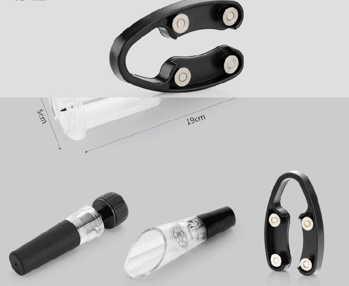 Set Apribottiglie Vino a Pressione d'Aria