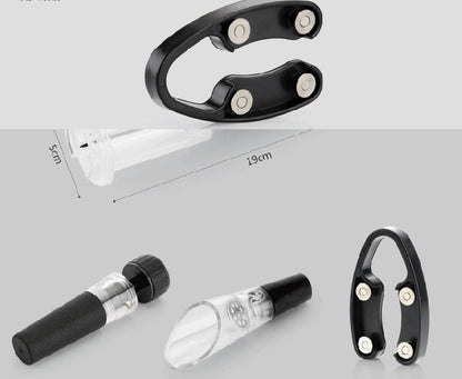 Set Apribottiglie Vino a Pressione d'Aria