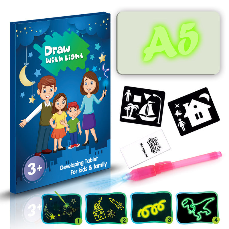 Magic Sketch 3D – Tavoletta Grafica LCD con 8 Effetti Luce Magici