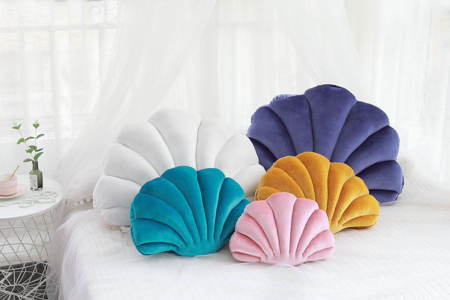 Cuscino Soft Peluche Shell a forma di Conchiglia