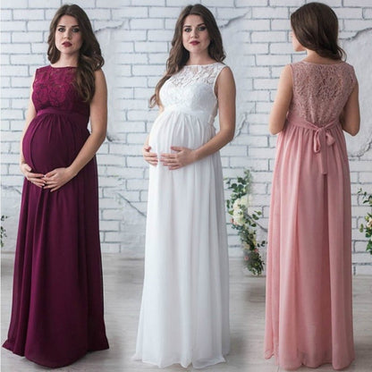 Pure Lace - Abito Premaman in Pizzo per Occasioni Speciali (S-3XL)