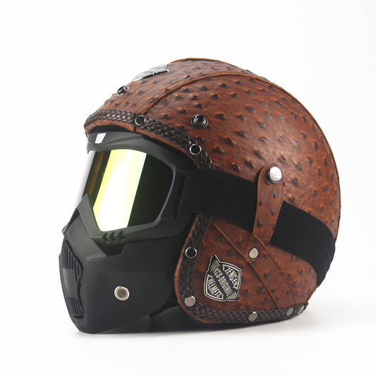 Casco Vintage Handmade Retro Style (M-XL)