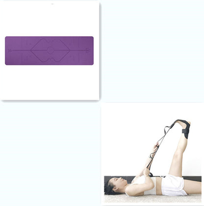 Guided Balance – Tappetino Yoga in TPE con Linee di Posizione
