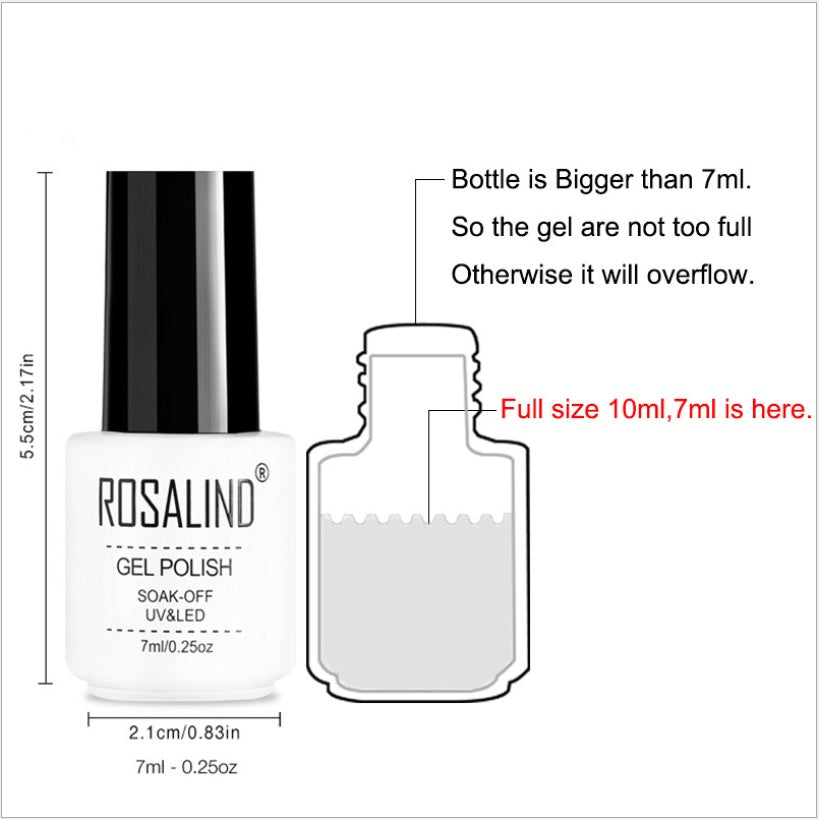 ROSALIND - Smalto Gel UV/LED (Colori 01-58)