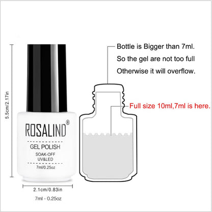 ROSALIND - Smalto Gel UV/LED (Colori 01-58)