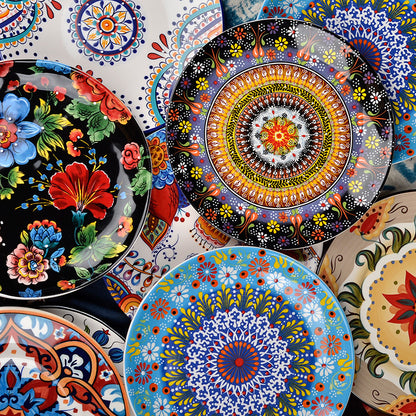 Piatti in Ceramica Sottosmalto - Boho Style