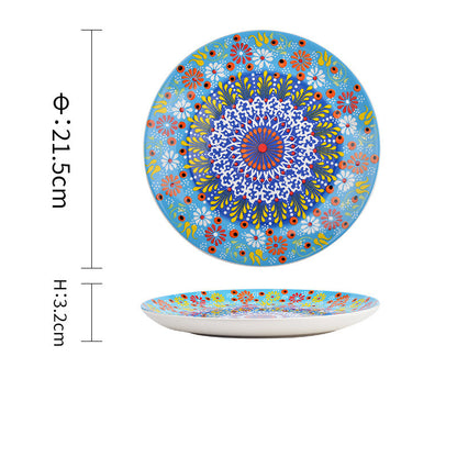 Piatti in Ceramica Sottosmalto - Boho Style