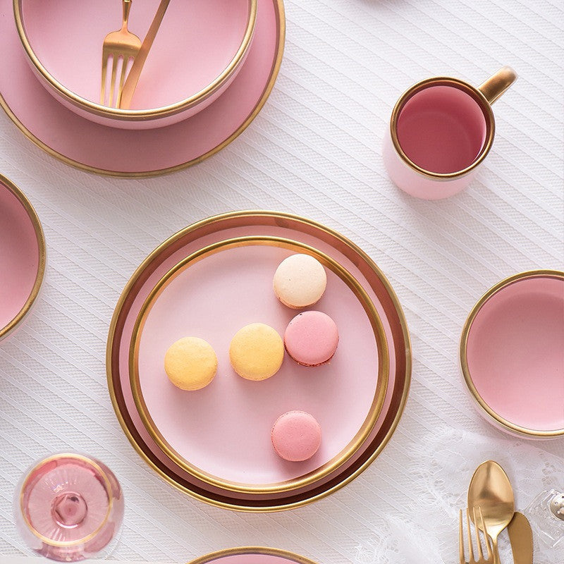 Pink Minimal Ceramic – Servizio da Tavola in Ceramica Rosa