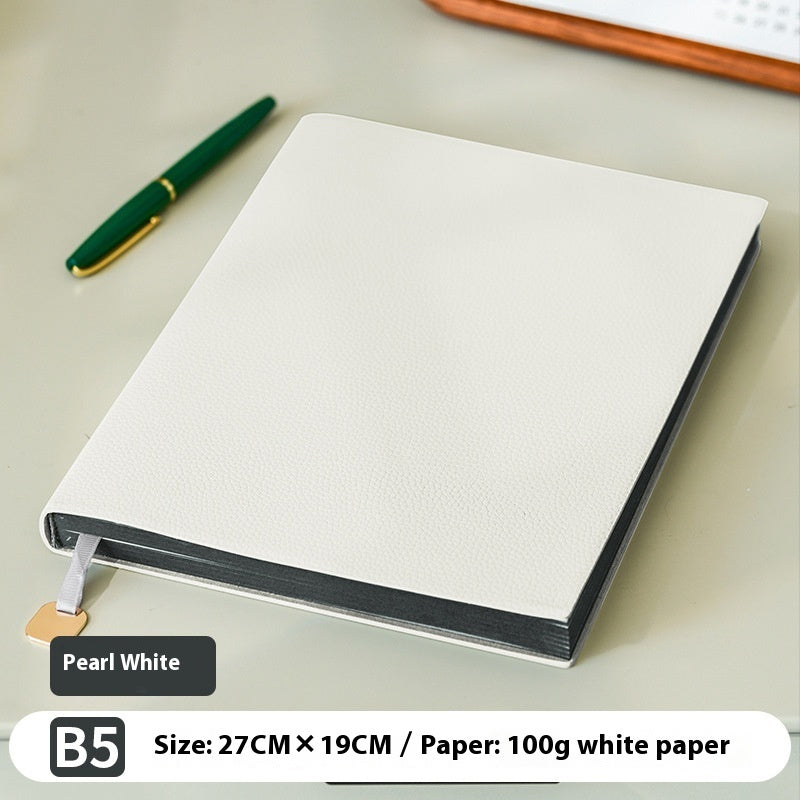 Notebook in Pelle Morbida Motivo Litchi