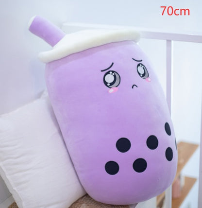 Boba Tea Plush – Cuscino Peluche a forma di Tazza Bubble Tea