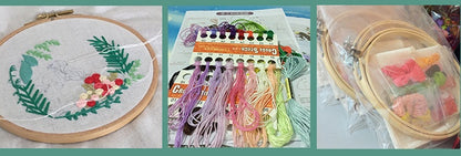 Artist Embroidery Kit - Set Ricamo Creativo Fai-da-te (Livello Base)