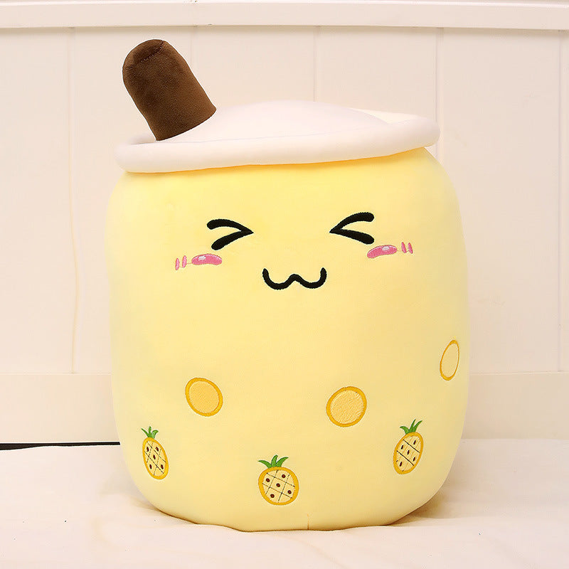Boba Tea Plush – Cuscino Peluche a forma di Tazza Bubble Tea