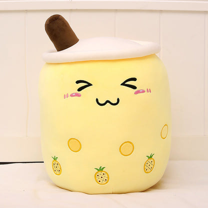 Boba Tea Plush – Cuscino Peluche a forma di Tazza Bubble Tea