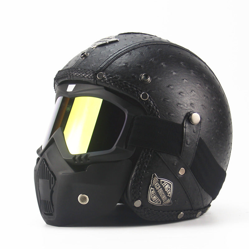 Casco Vintage Handmade Retro Style (M-XL)
