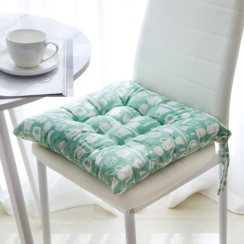 Soft-Comfort Chair Pad – Cuscino Imbottito Classico per Sedia con Lacci