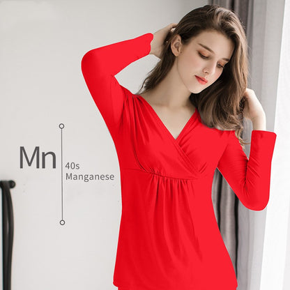 Autumn Wrap – Maglia Autunnale Premaman in Tessuto Morbido (M-2XL)