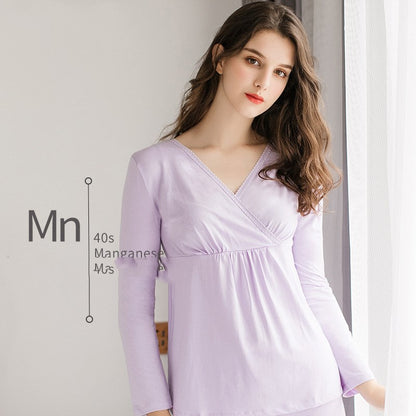 Autumn Wrap – Maglia Autunnale Premaman in Tessuto Morbido (M-2XL)