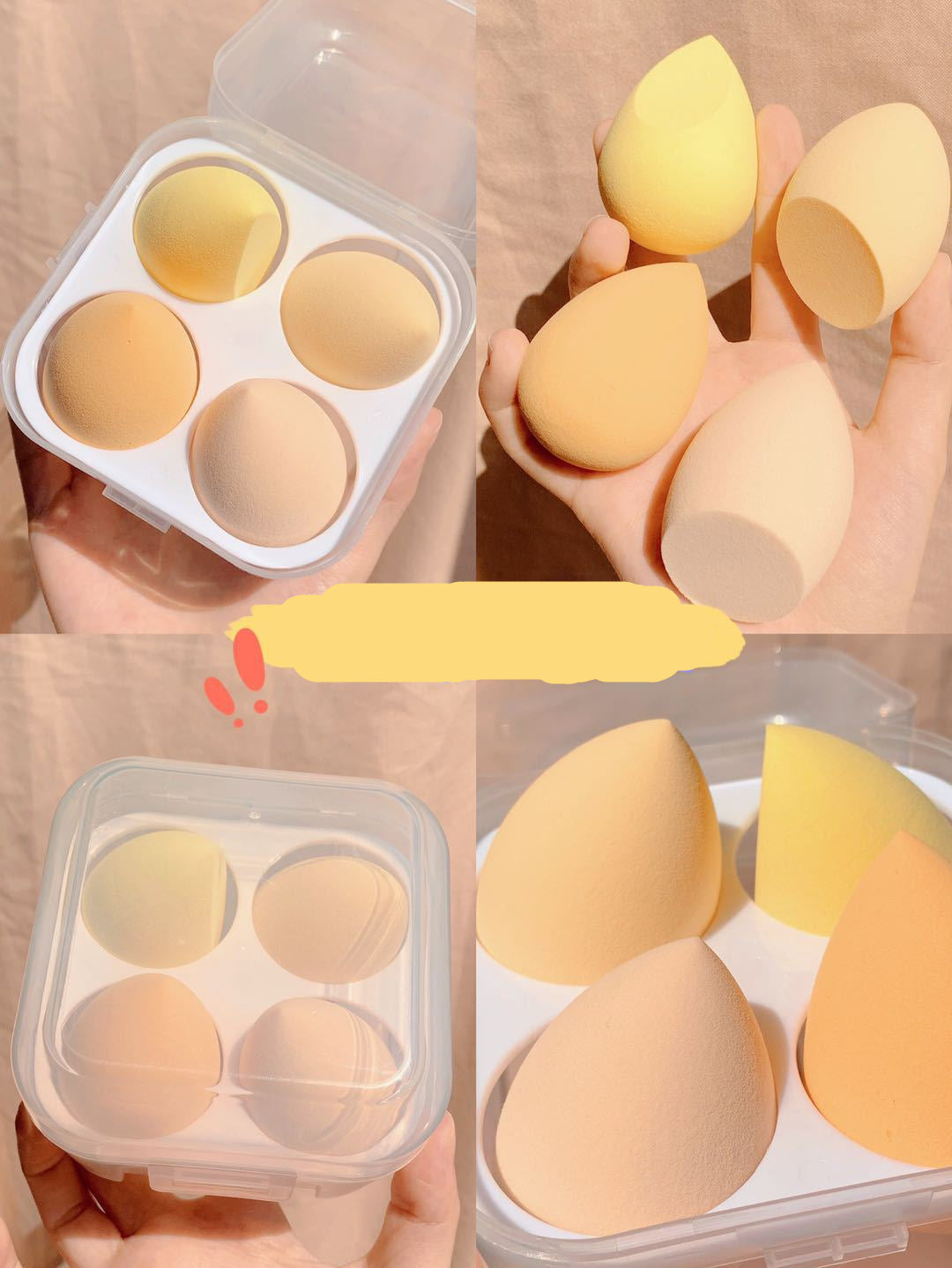 Scatola Beauty Blender da Trucco