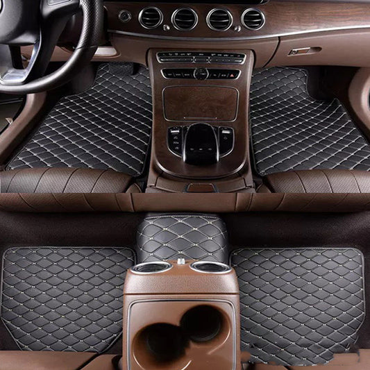 Luxury-Step - Set Tappetini Premium in Pelle Trapuntata