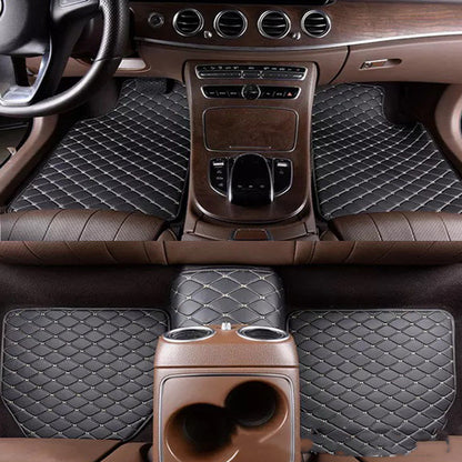 Luxury-Step - Set Tappetini Premium in Pelle Trapuntata