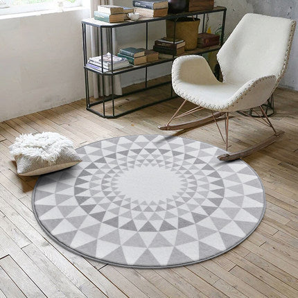 Ins Nordic Round Rug – Tappeto Rotondo Minimalista