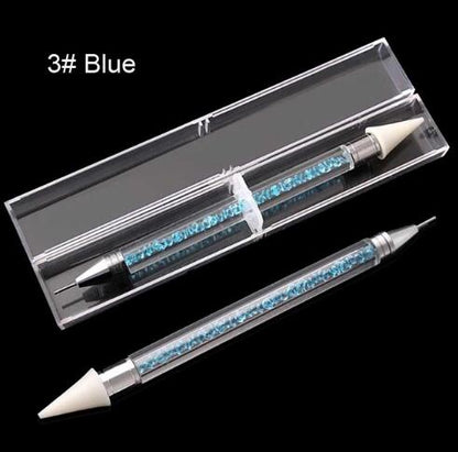 Dual-End Precision Pen - Penna Ergonomica per Diamantini e Nail Art