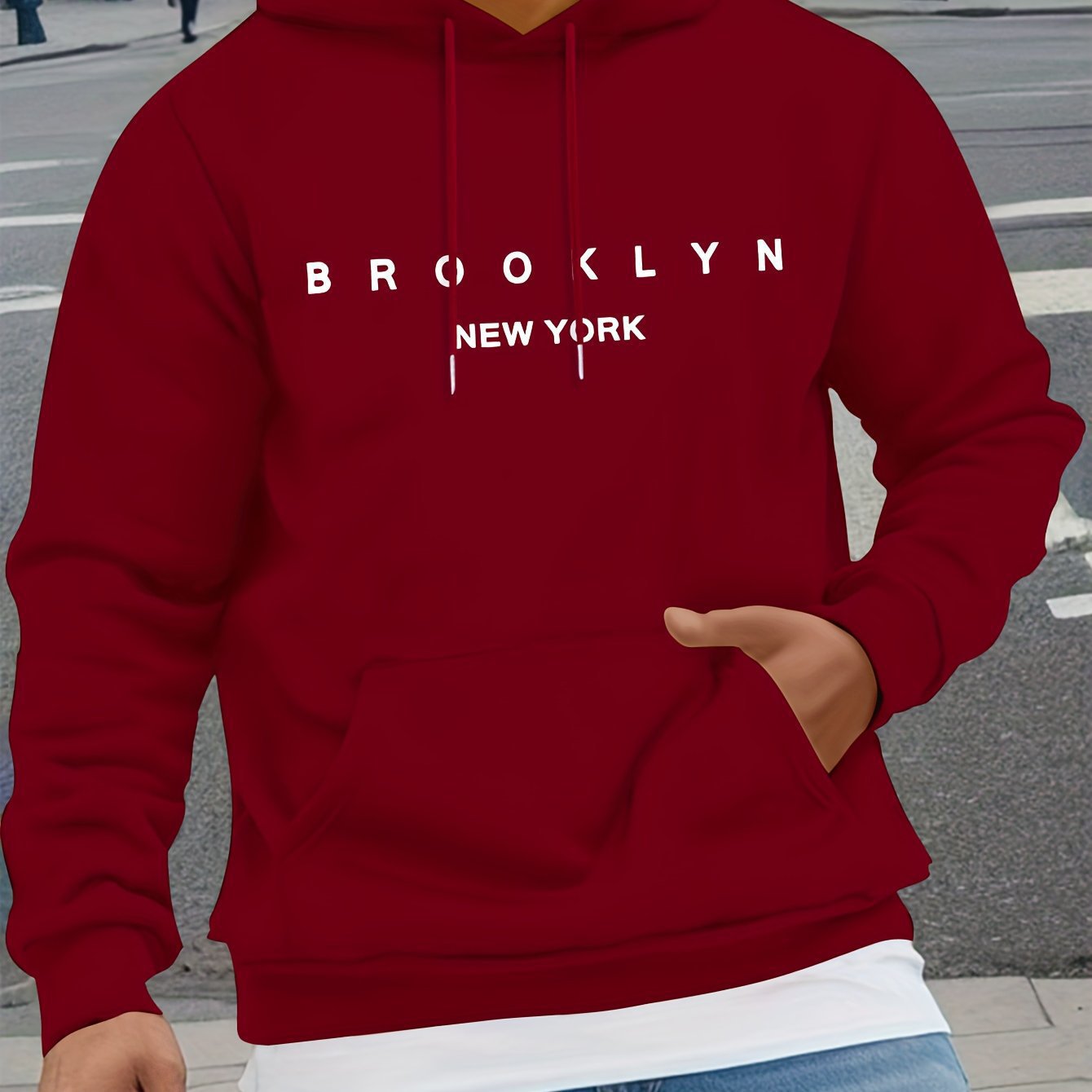 Felpa Brooklyn – Felpa con Cappuccio (S-3XL)