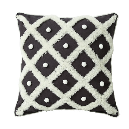 Cuscino di Design Moroccan Ball Tufted