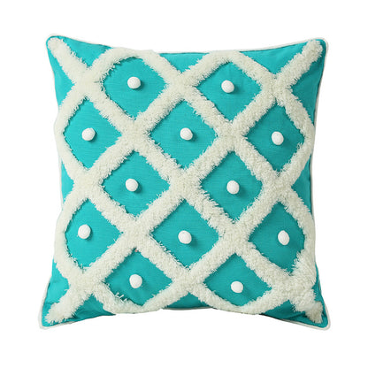 Cuscino di Design Moroccan Ball Tufted
