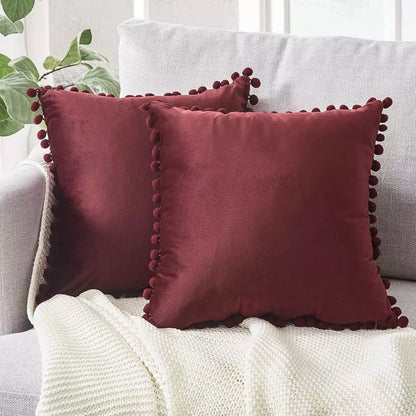 Velvet Sphere Lace – Cuscino a Sfera in Velluto con Finiture in Pizzo