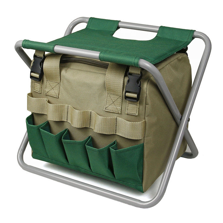 Sgabello da Giardinaggio con Borsa