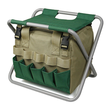 Sgabello da Giardinaggio con Borsa