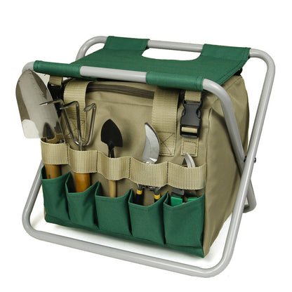 Sgabello da Giardinaggio con Borsa