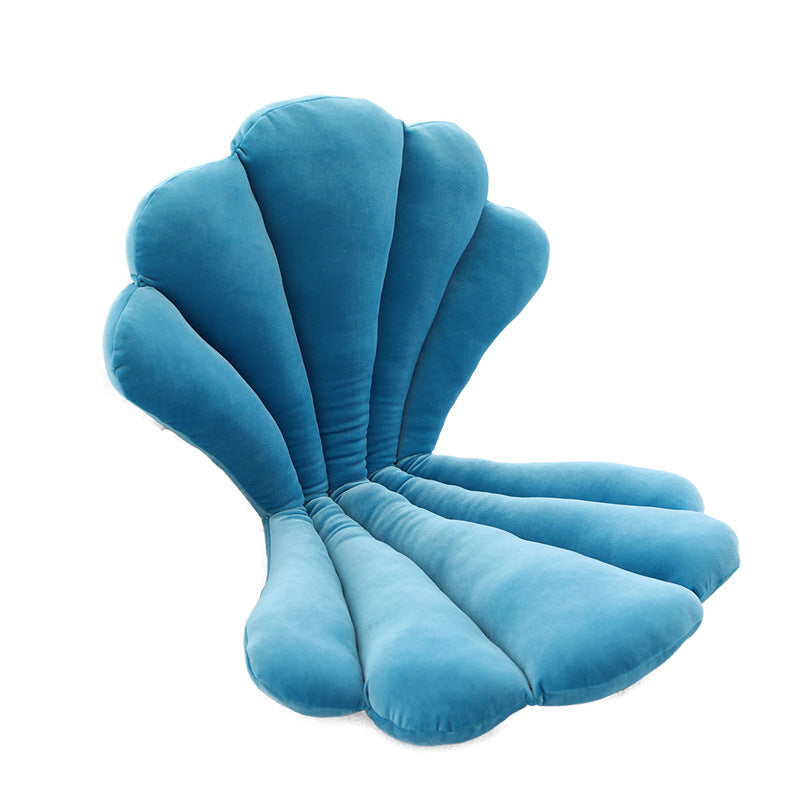 Luxury Velvet Shell Seat – Cuscino per Sedia a Conchiglia in Velluto