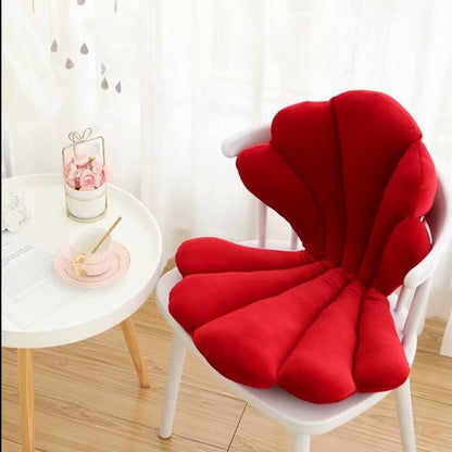 Luxury Velvet Shell Seat – Cuscino per Sedia a Conchiglia in Velluto